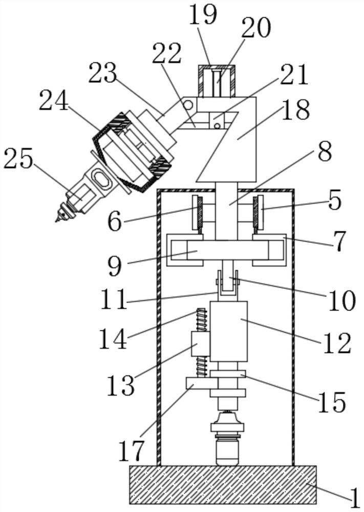 Welding mechanical arm with replaceable electric welding head