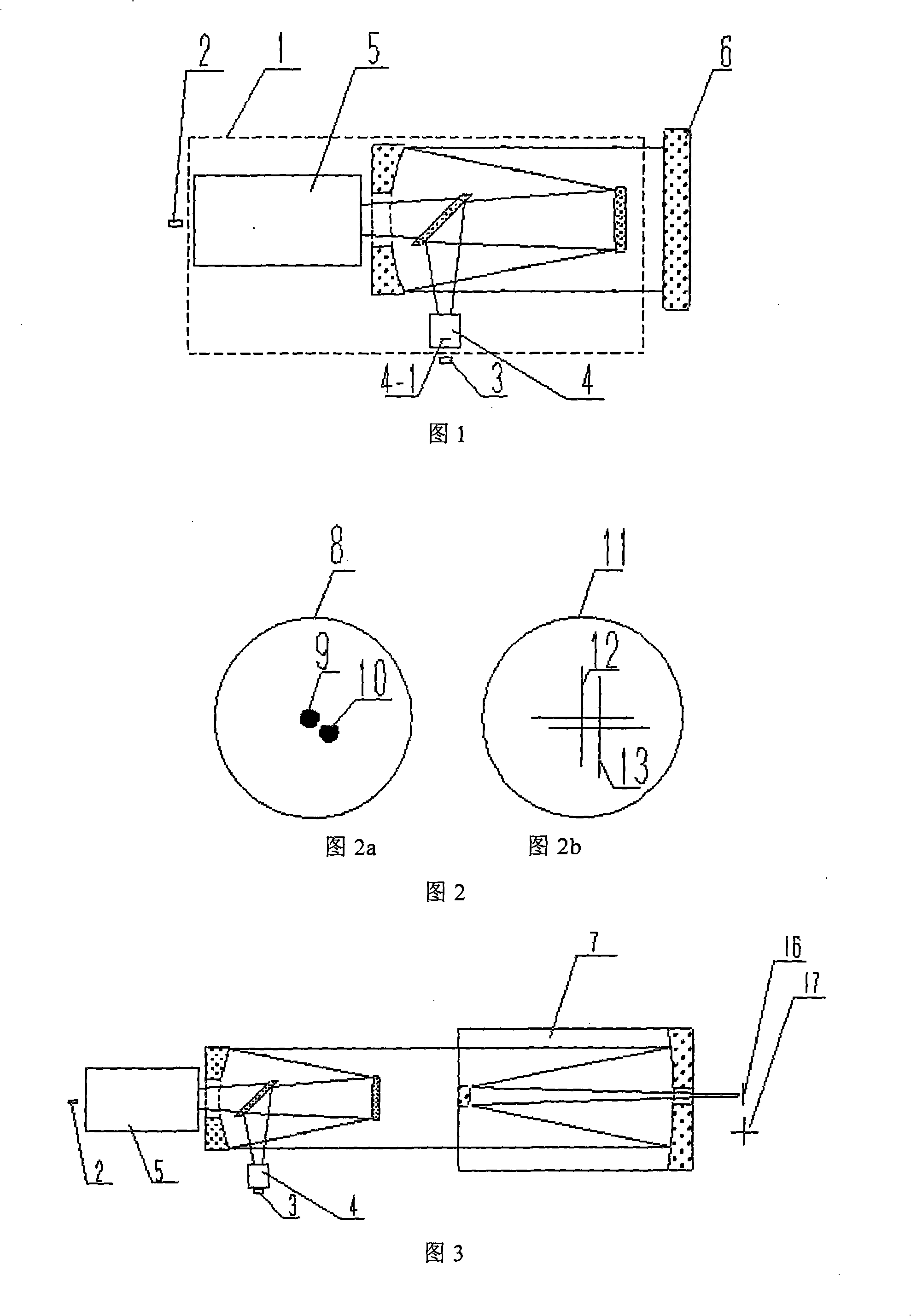 Resetting and calibration of detector for visible and infrared composite light path light axis parallelism
