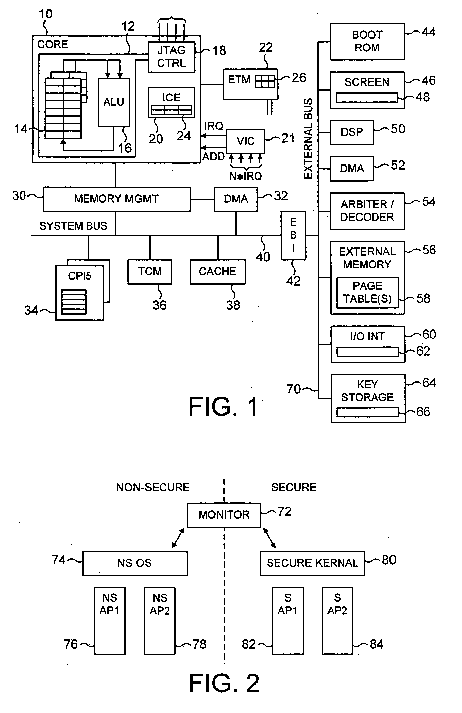 Control of access to a memory by a device