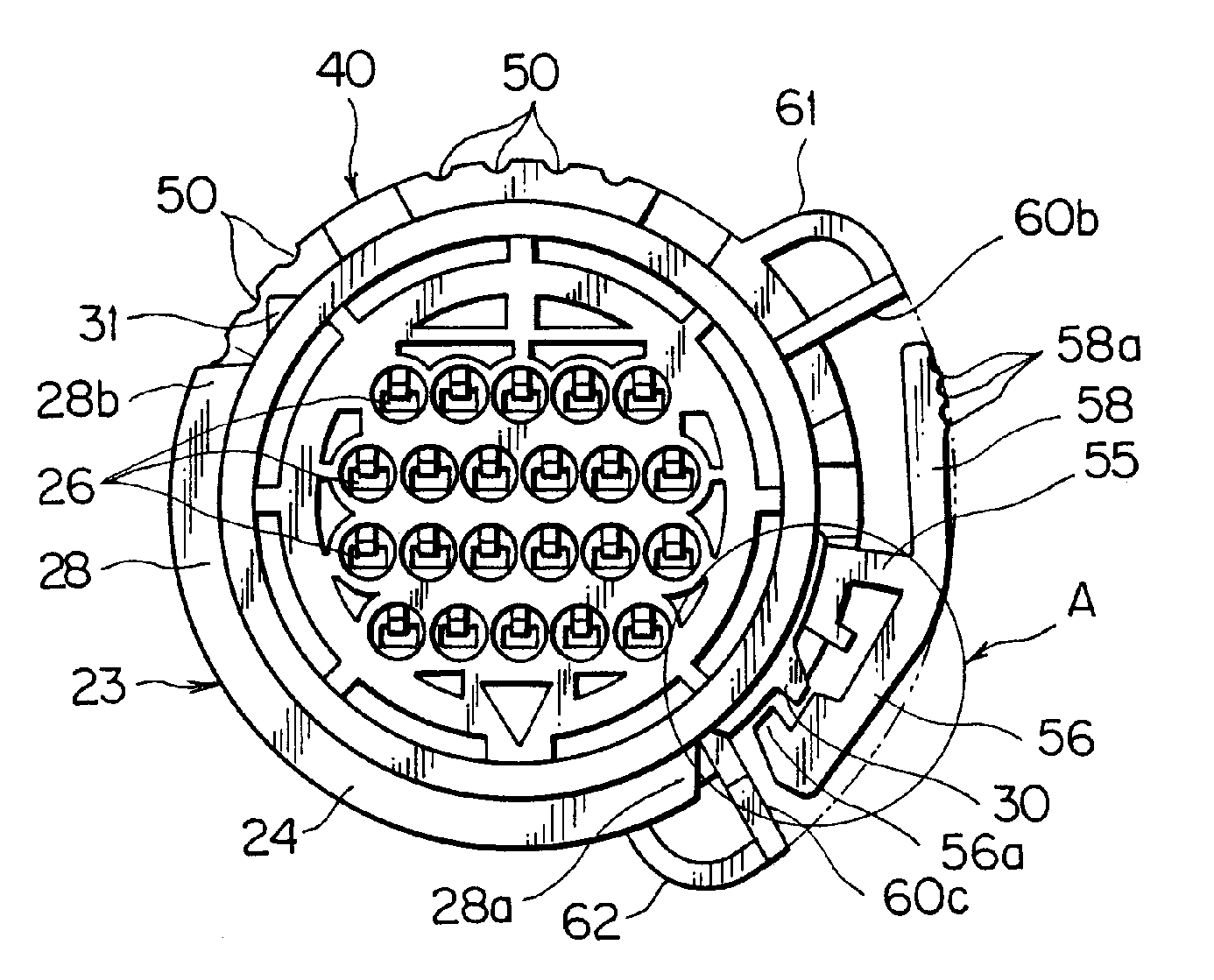 Circular connector assembly
