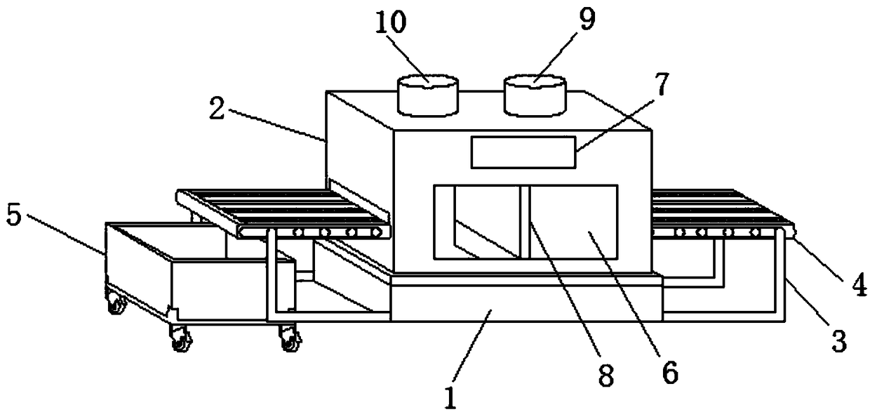 Drying equipment for ultra-soft short plush fabric processing