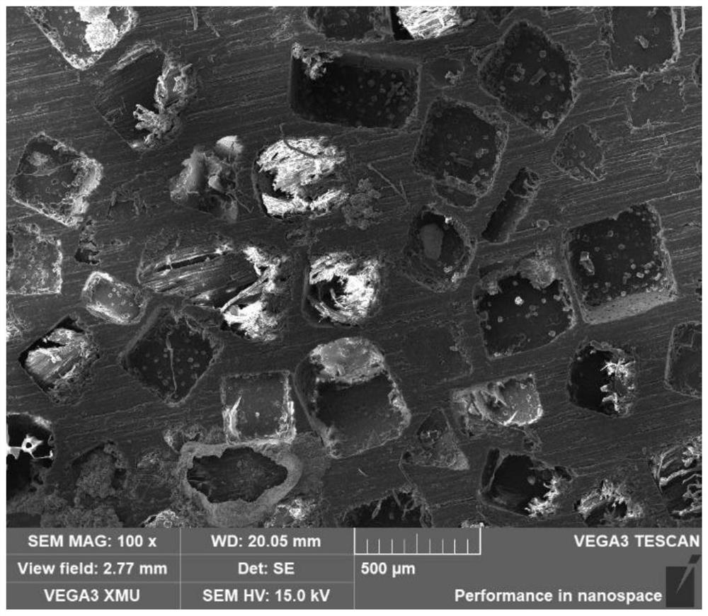 Artificial bone material without loss of elastic modulus as well as preparation method and application of artificial bone material