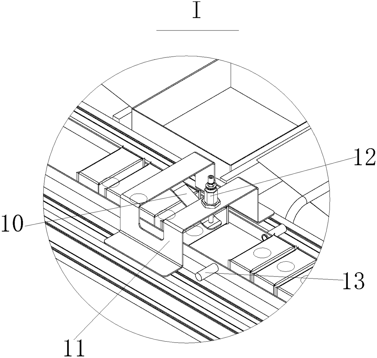Biscuit boxing system and application method thereof