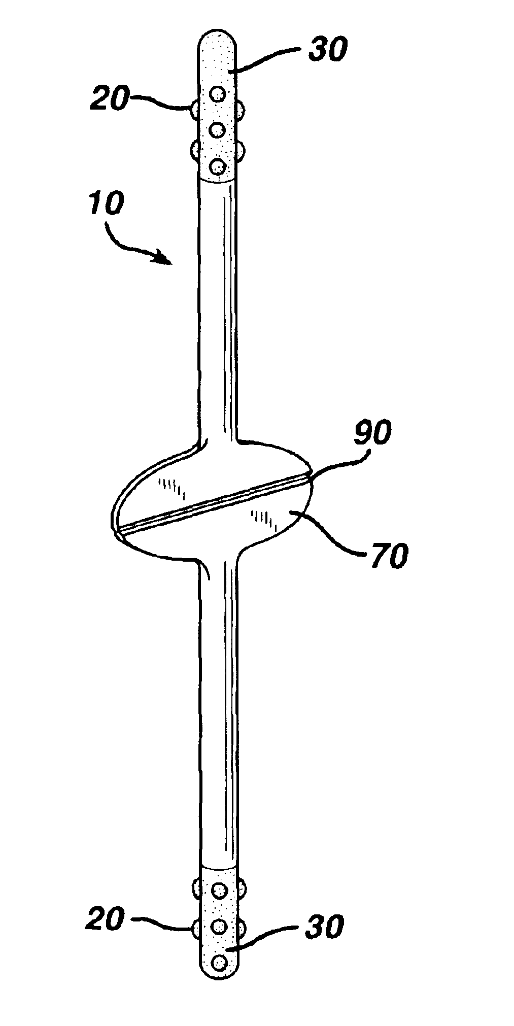 Hydrophilic substance dispensing device