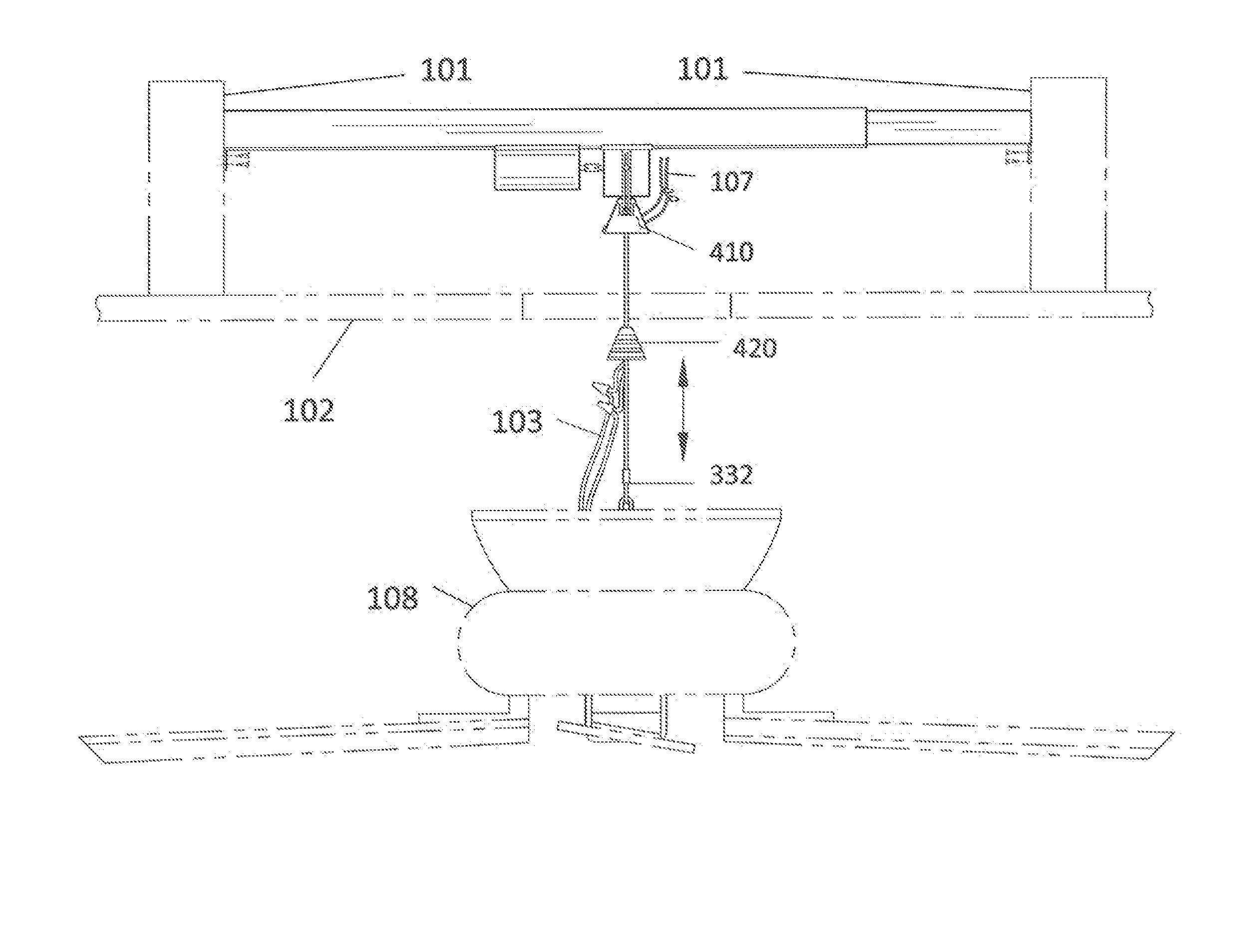System for raising and lowering ceiling fans and light fixtures