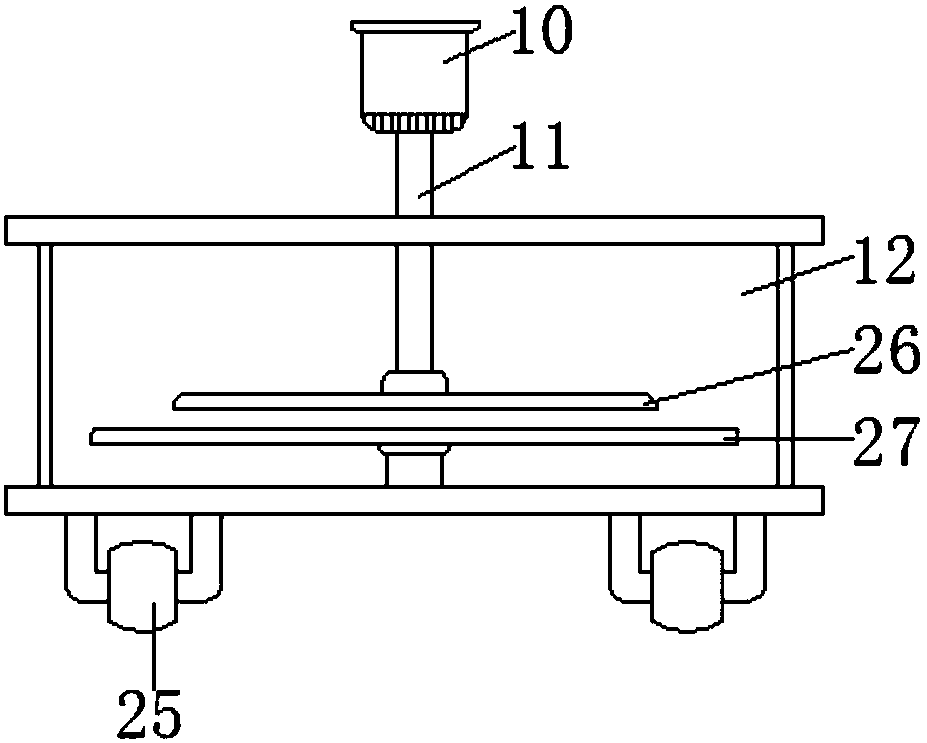 Adjustable type rubber slicing and grinding integrated device