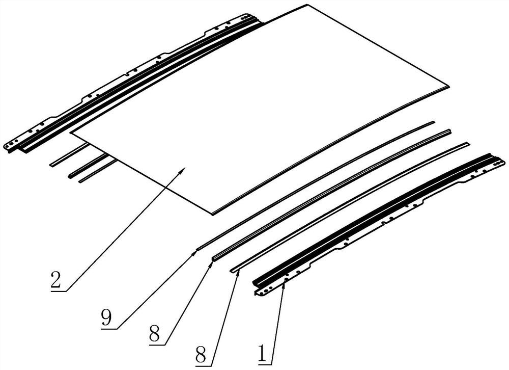 Luminous sunshade curtain cloth assembly