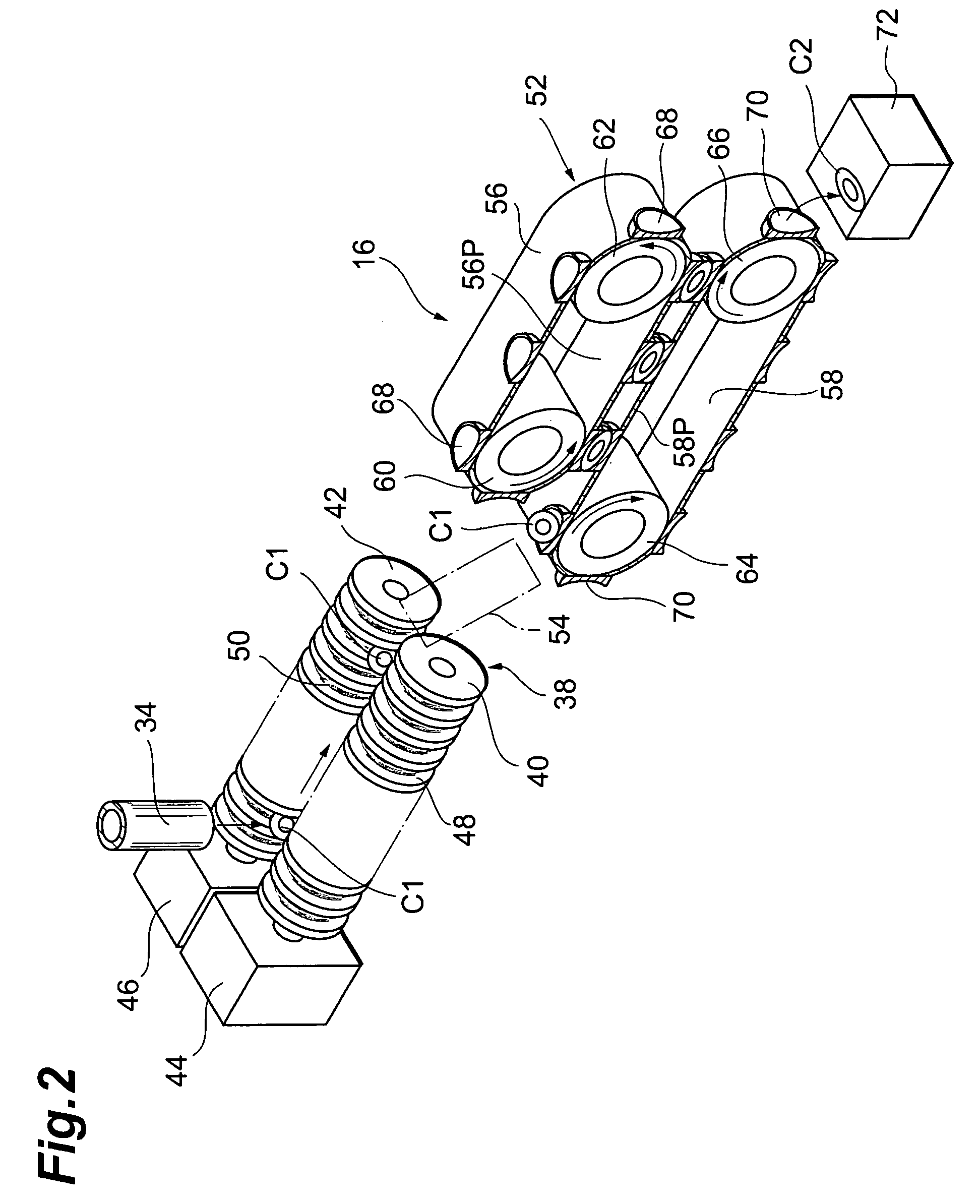 Process for producing aspheric seamless capsule and apparatus therefor