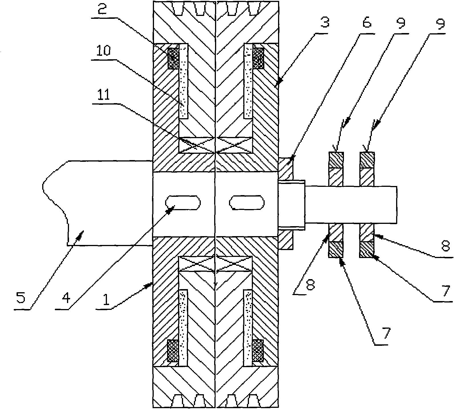 High-speed forging machine two-way clutch brake device