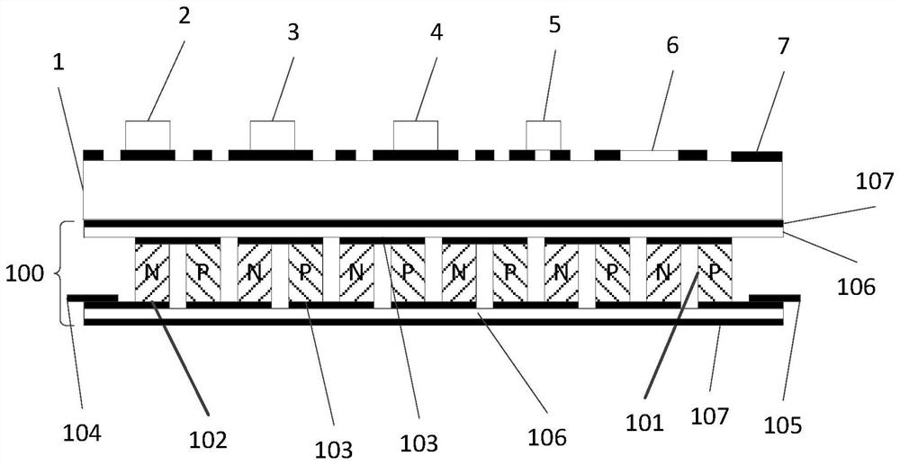 Photoelectric module assembly with constant temperature control function and manufacturing method thereof