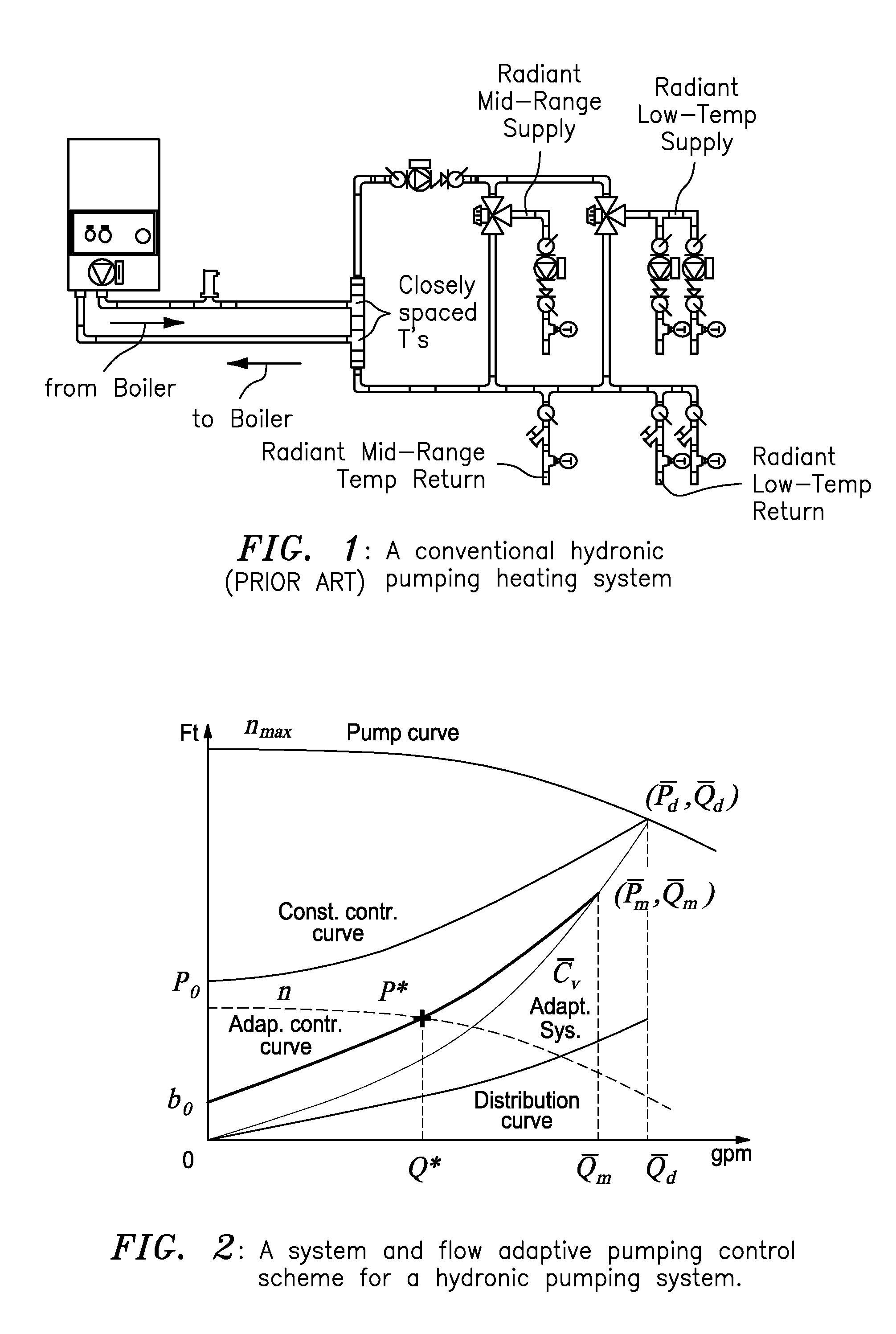 System and flow adaptive sensorless pumping control apparatus for energy saving pumping applications