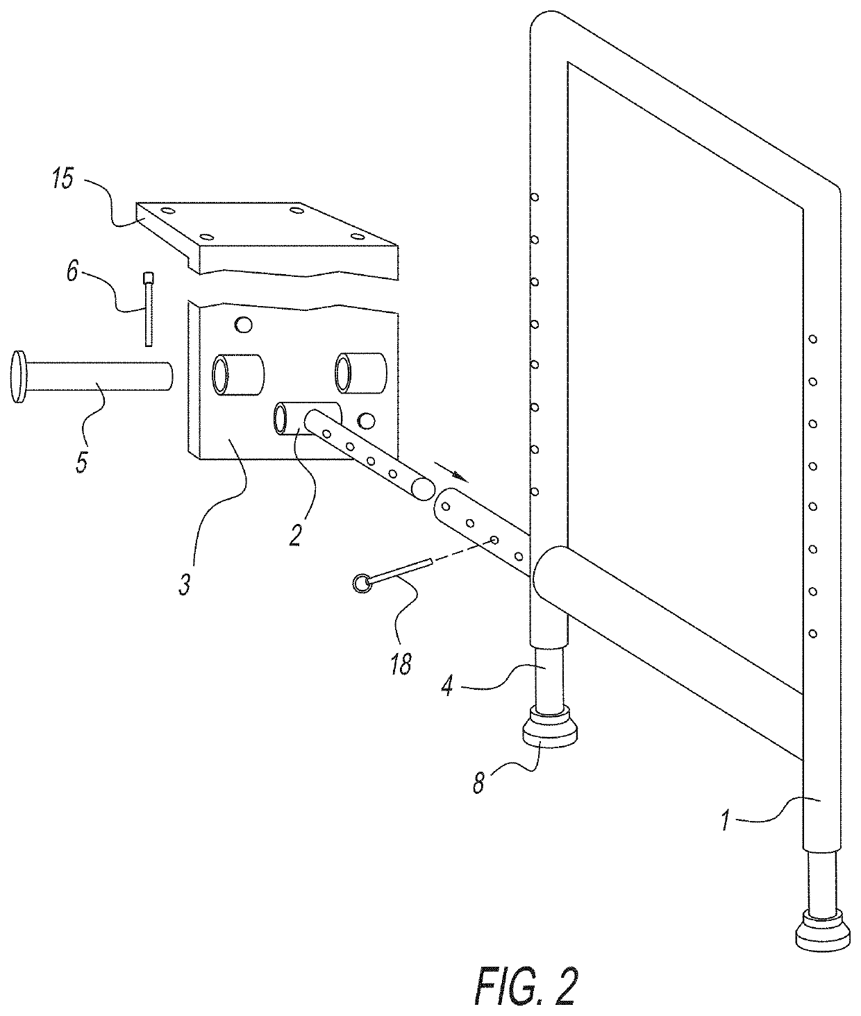 Watercraft stabilizing device for personnel boarding or exiting