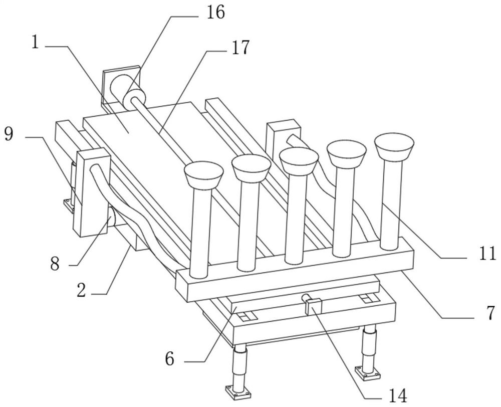 Water and fertilizer drip irrigation integrated device for agricultural greenhouse