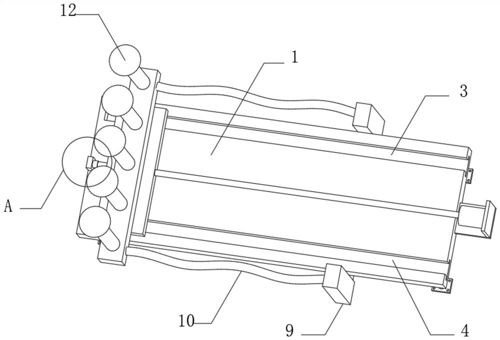 Water and fertilizer drip irrigation integrated device for agricultural greenhouse