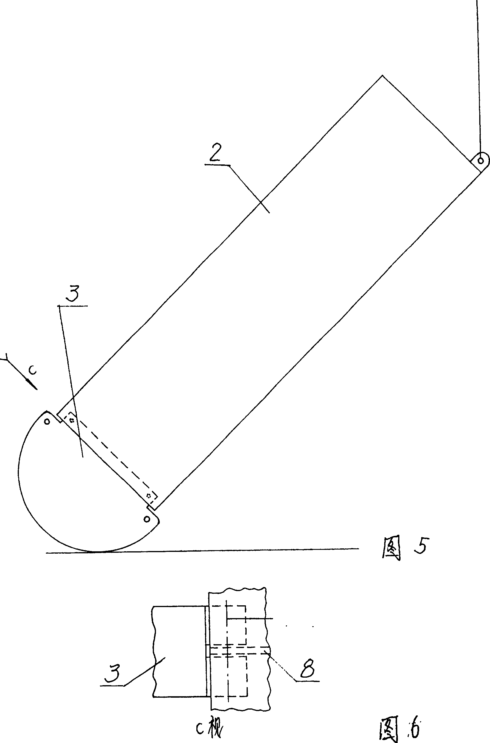 Ship hull sectional turn-over method and special-purpose rolling rack