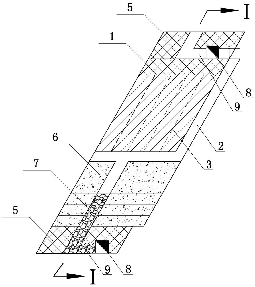 Zoned upward layering filling mining method for medium-thick steep dip extremely-broken ore body