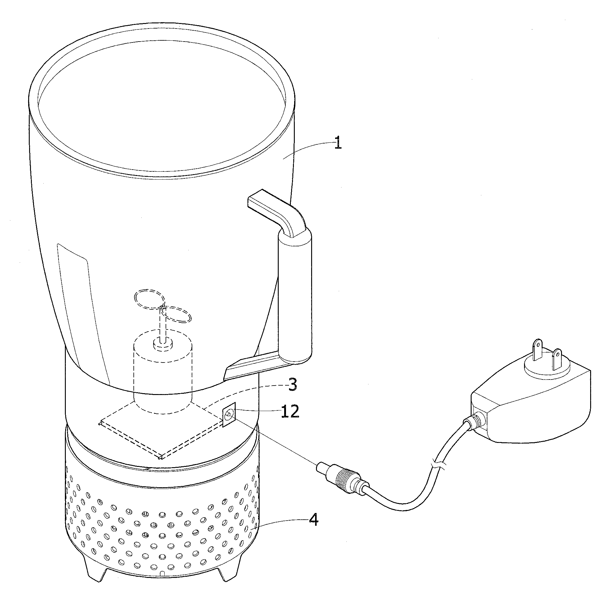 Heating and cooling cup