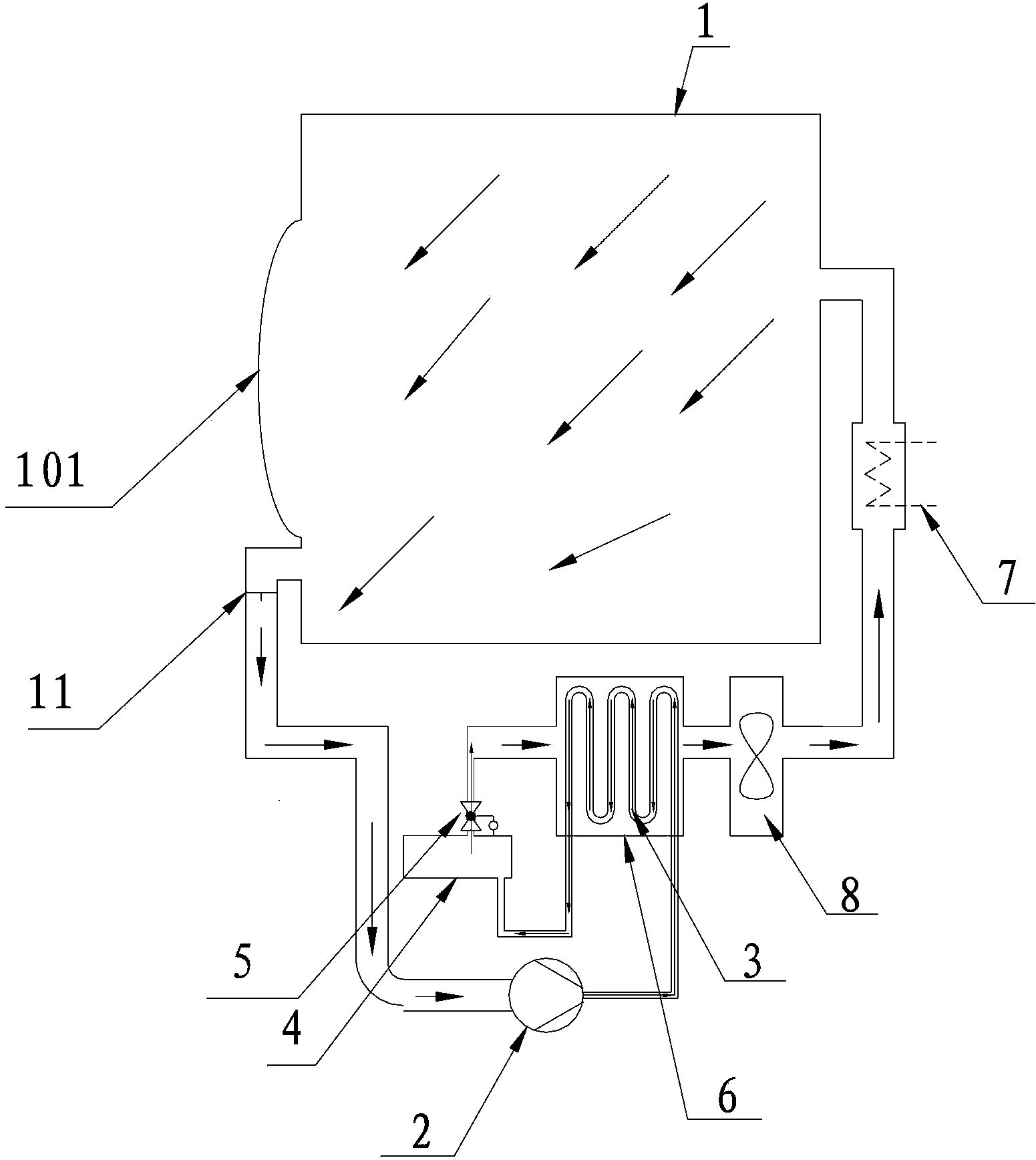 Clothes dryer and drying method thereof