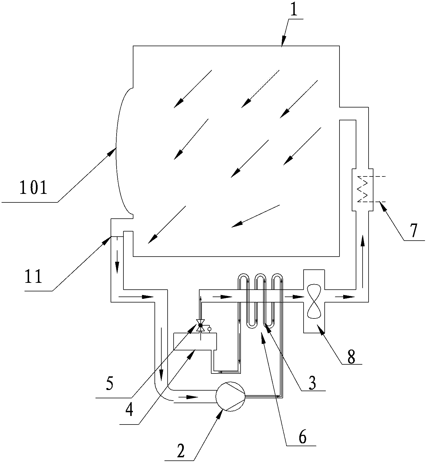 Clothes dryer and drying method thereof