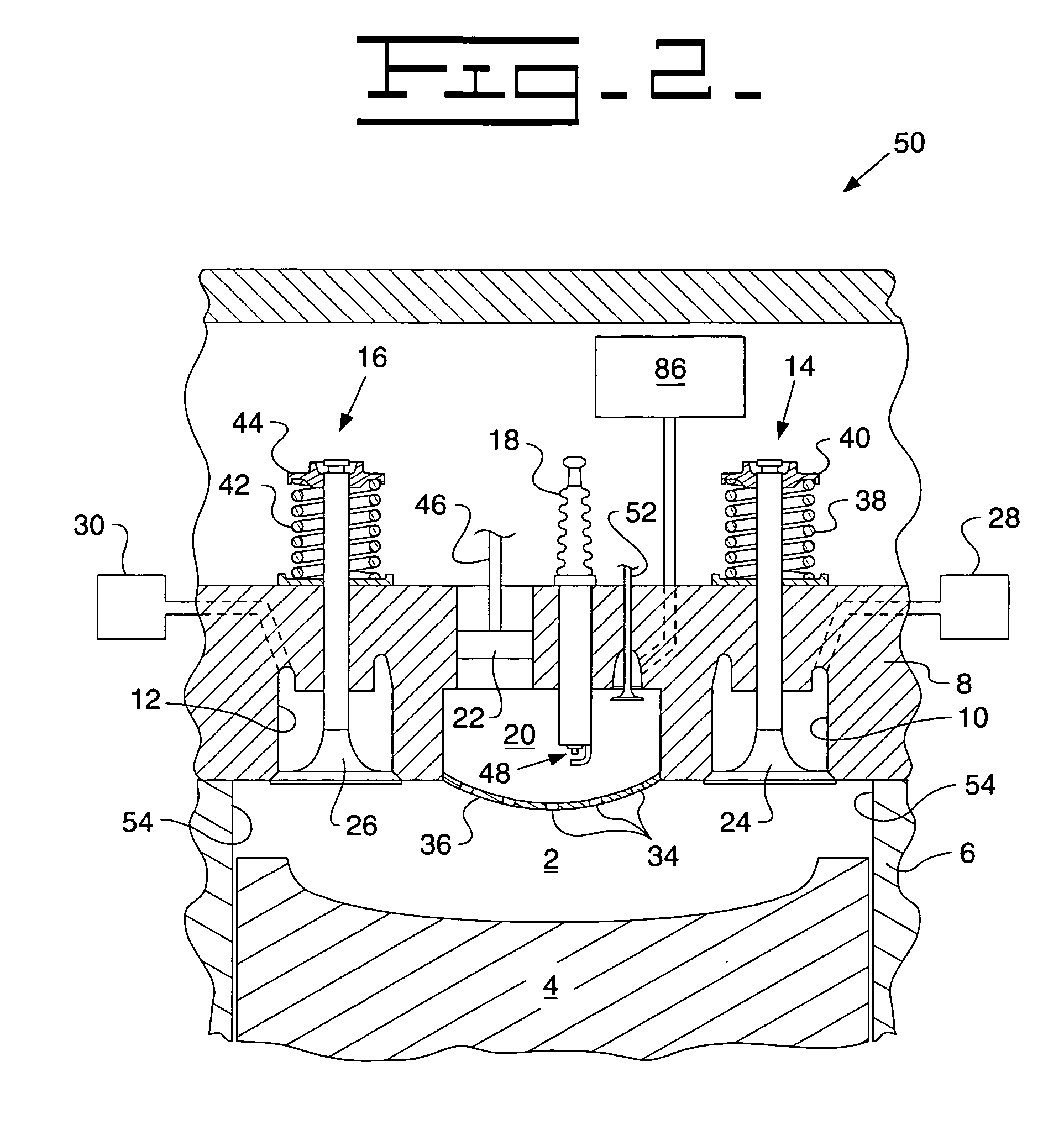 Internal combustion engine with variable volume prechamber