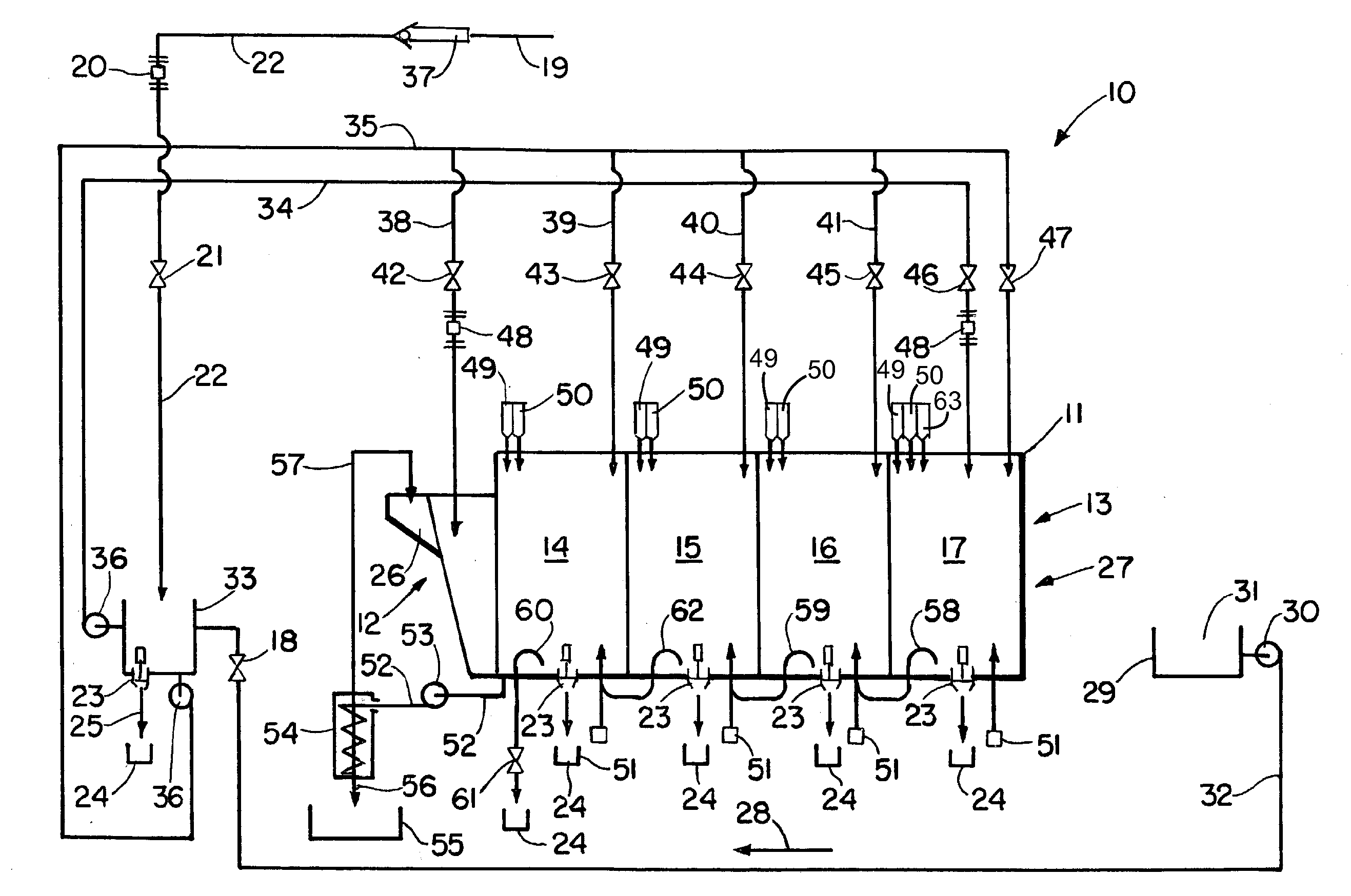 Floor mat and particulate laden material washing apparatus and method