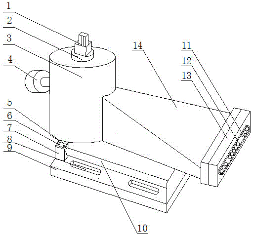 Sand shooting device for core shooting machine