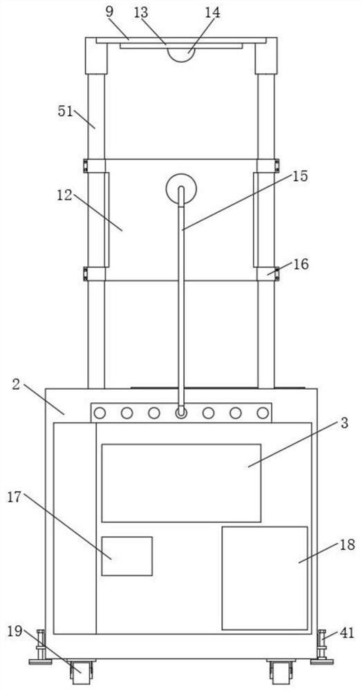 Logistics weighing device convenient for logistics teaching