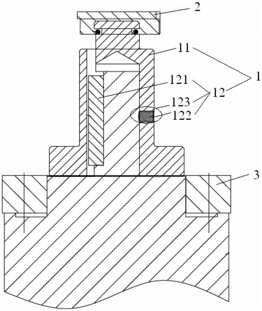 Connecting component for motor and peristaltic pump