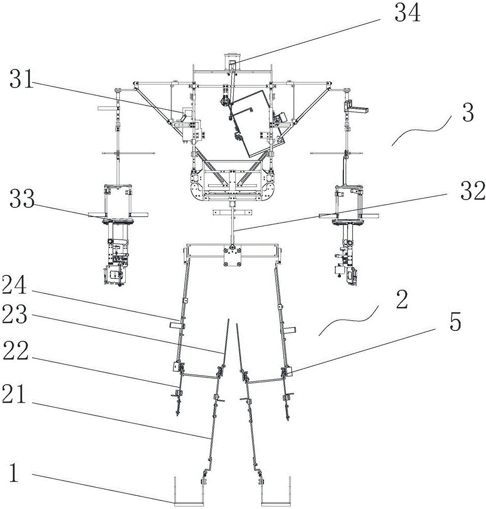 Skeleton device used for wearable robot and wearable robot
