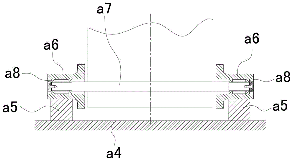 Horizontal movement device for hoisting machine