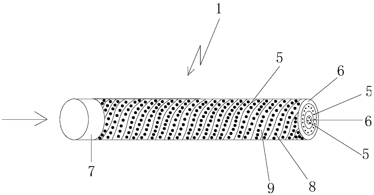 Carbon nano tube fiber yarn composite thermal expansion material type laser photo-thermal driver