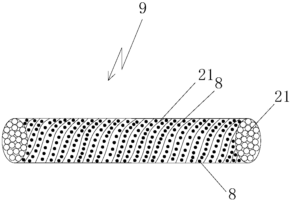 Carbon nano tube fiber yarn composite thermal expansion material type laser photo-thermal driver