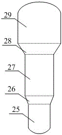 Coaxial segmented fluidized bed reactor for converting methanol and/or dimethyl ether to ethylene, propylene and aromatics and its reaction method