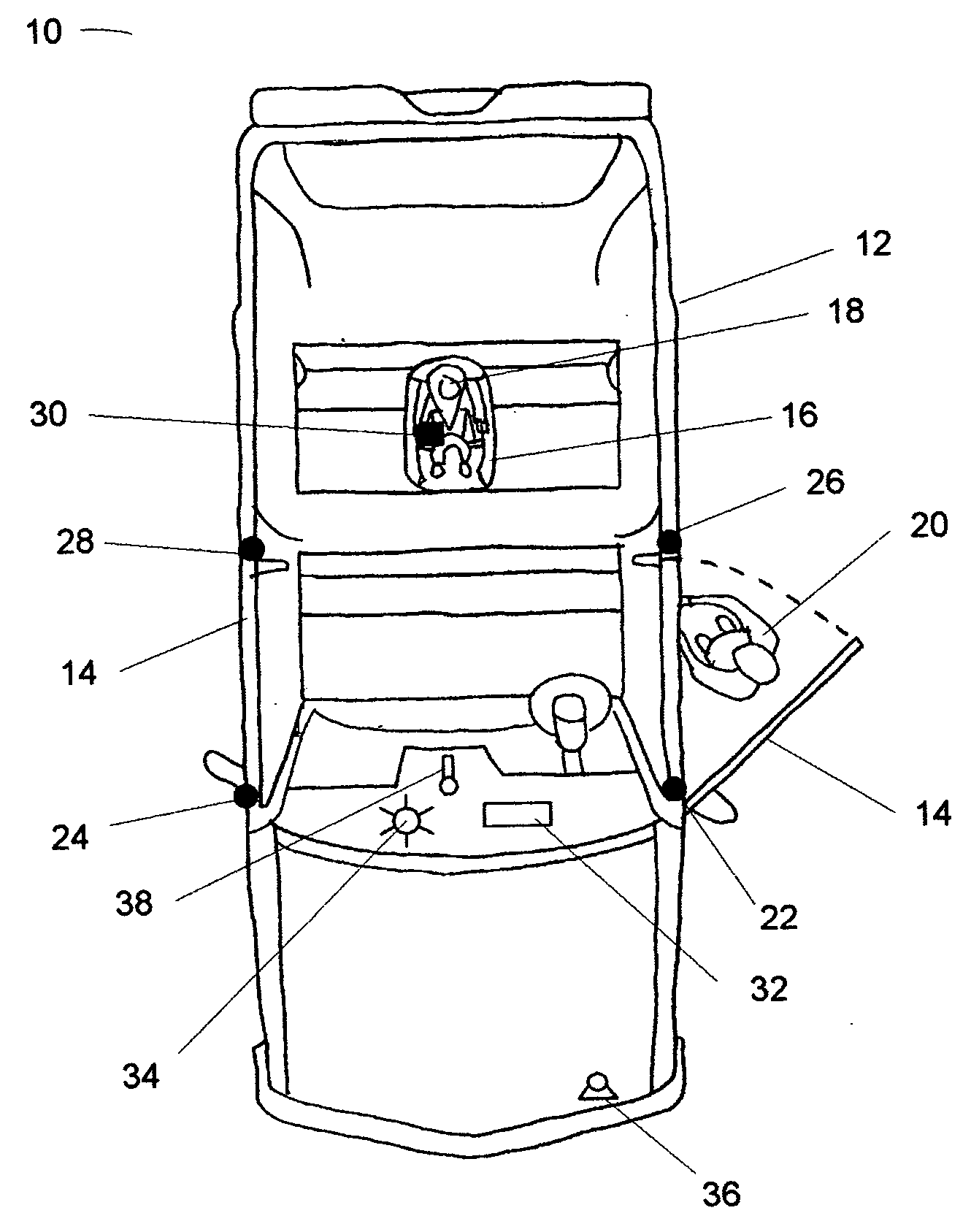 Occupant detection and notification system for use wiith a child car seat