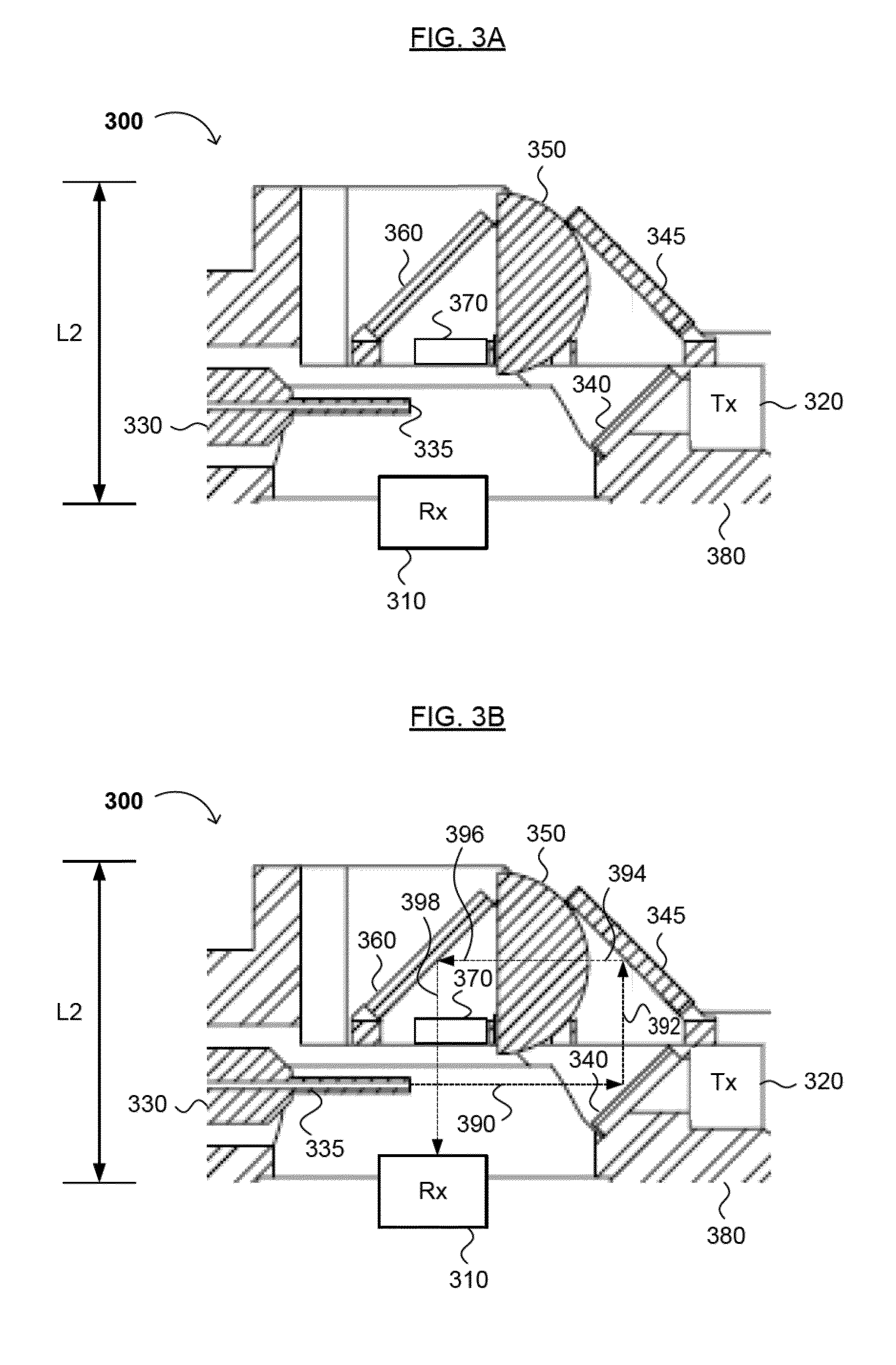 Optical Receiver with Reduced Cavity Size and Methods of Making and Using the Same