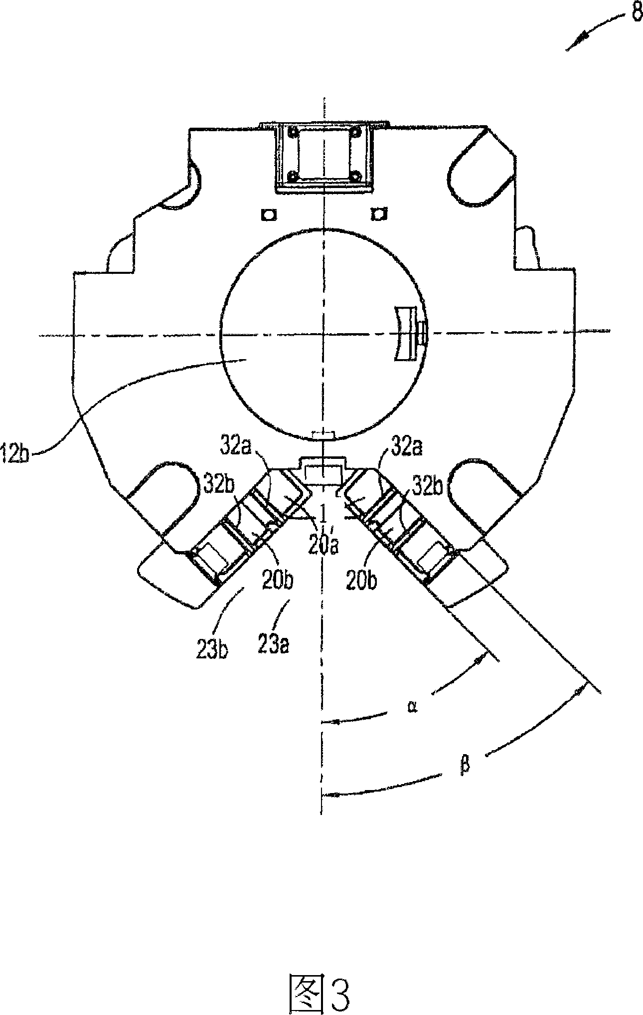 Connecting device for an electric motor