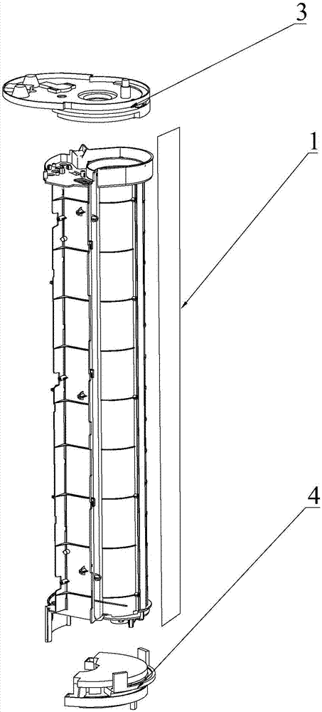 Air conditioner door sheet driving structure and air conditioner