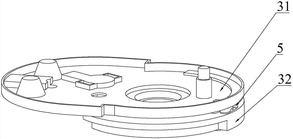 Air conditioner door sheet driving structure and air conditioner