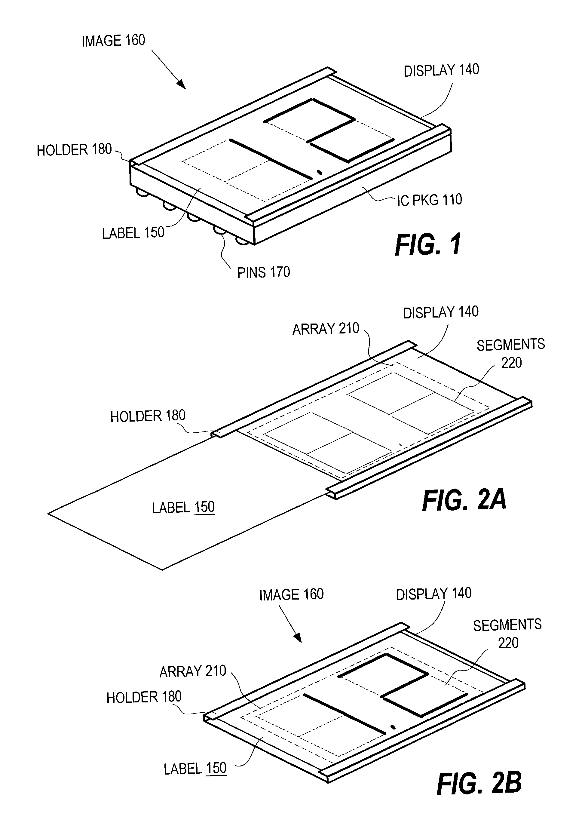 Method and apparatus for non-volatile display of information for an electronic device