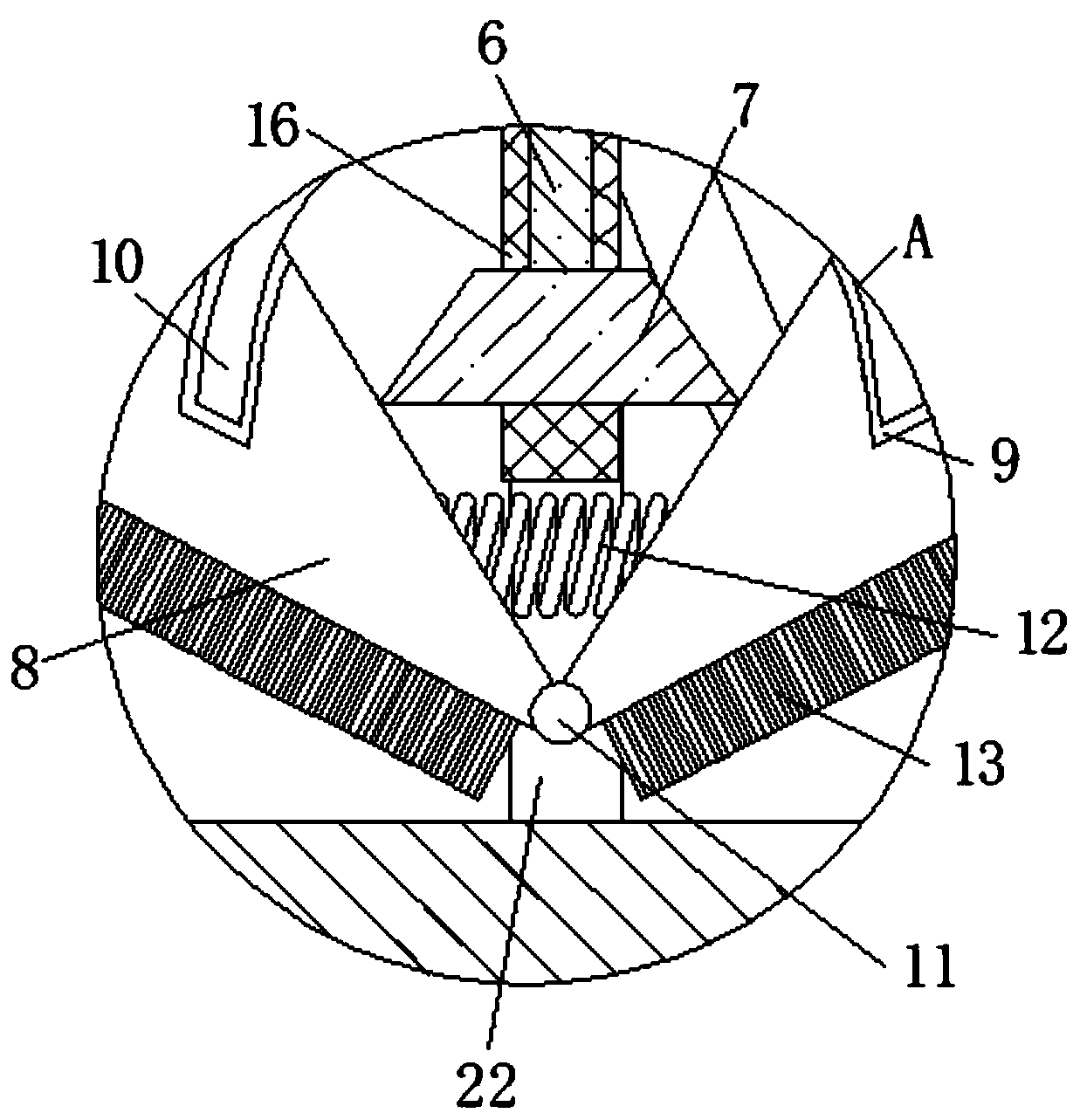 Cutting and grinding device for production and processing of aluminum-plastic curtain wallboard