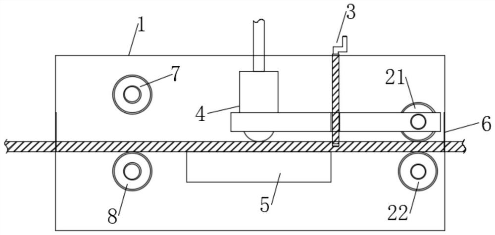 Thickness detection mechanism utilizing Hall sensing