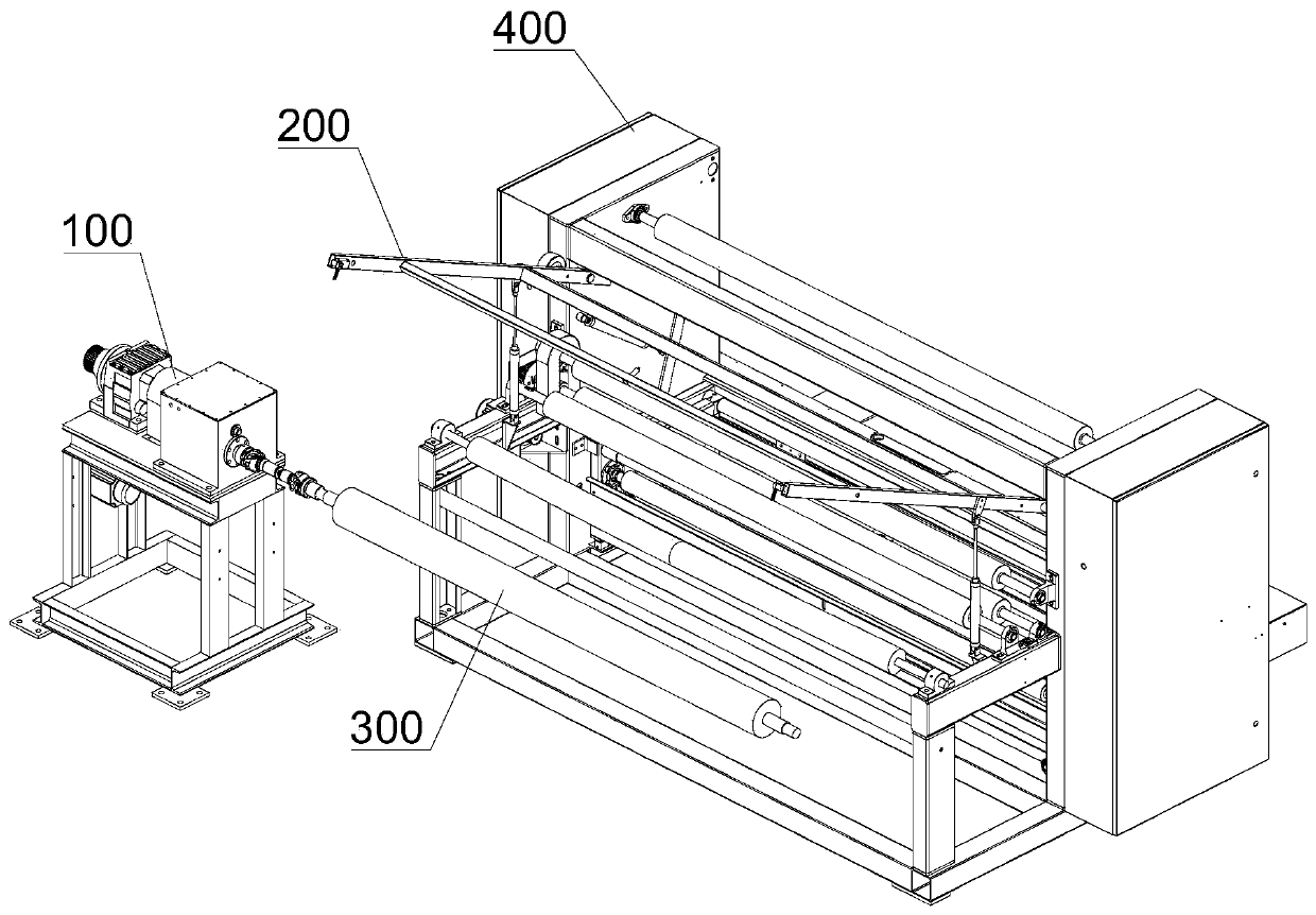 Winding device of unwinding machine