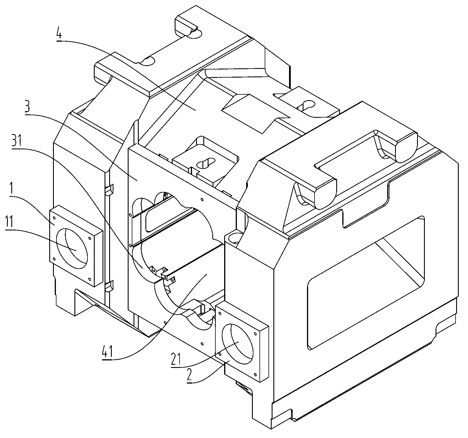 Processing method of mill housing