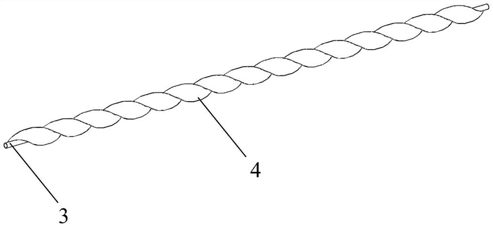 An electrically driven metal wire skeleton-spandex fiber twisted composite artificial muscle and preparation method thereof