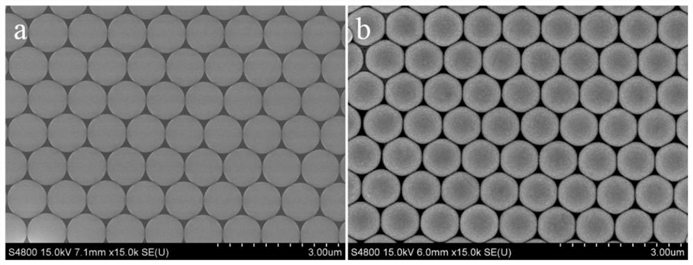 Silver triangular nano-particle array/single-layer graphene thin film composite