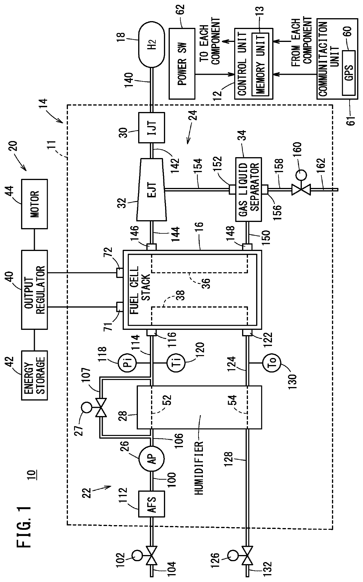 Fuel cell vehicle and method of setting stop time scavenging period of the vehicle