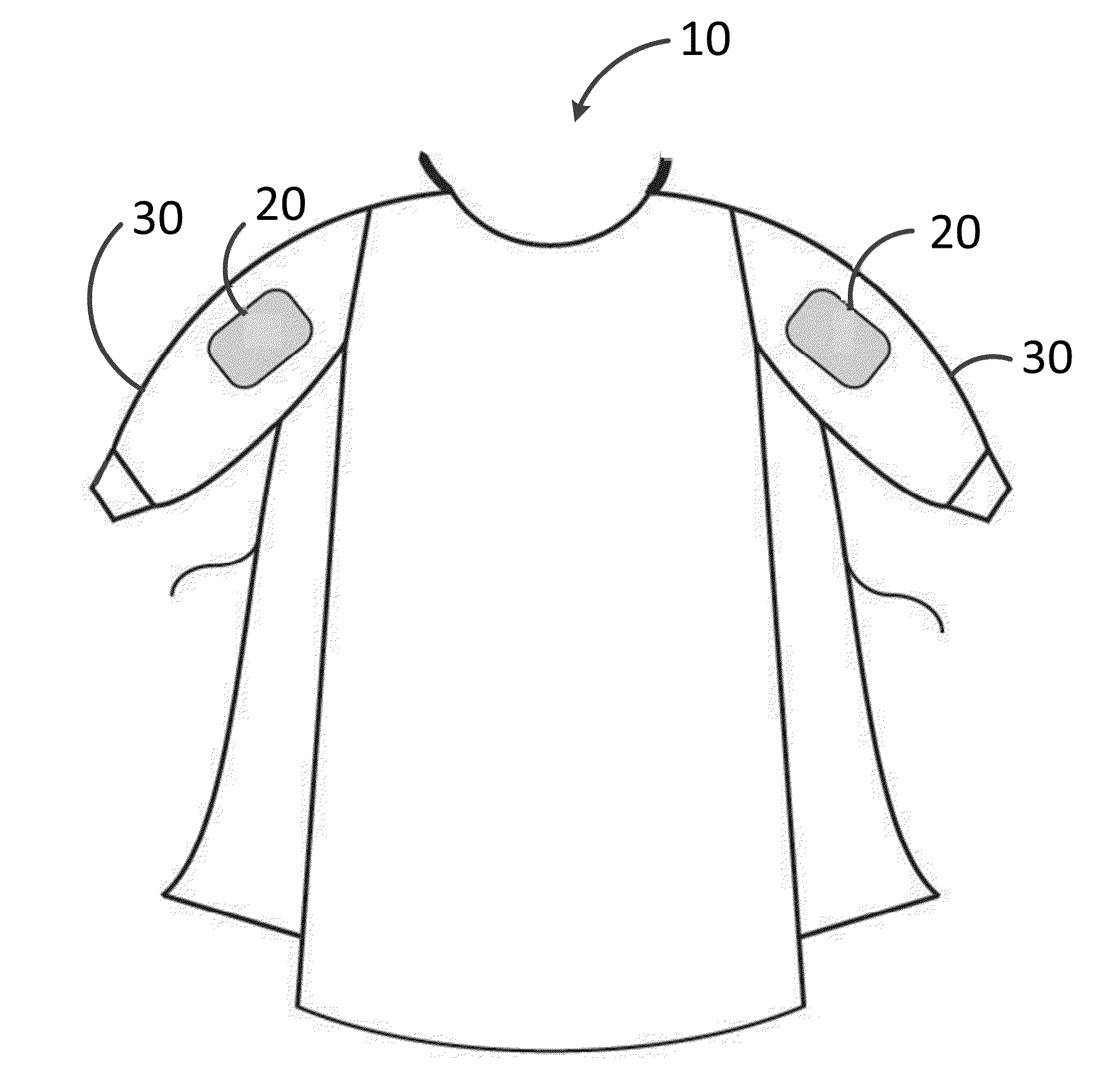Surgical gown with functional window