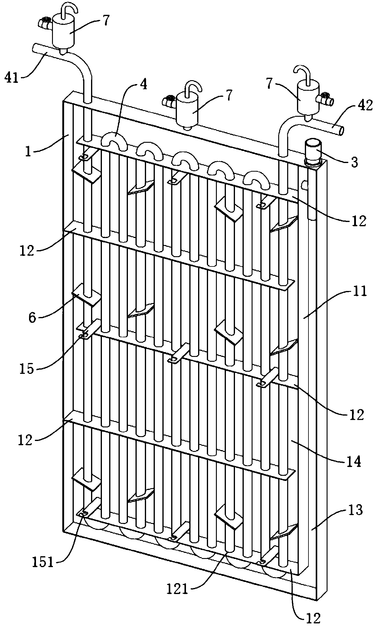 A kind of solar receiving device and heat absorber