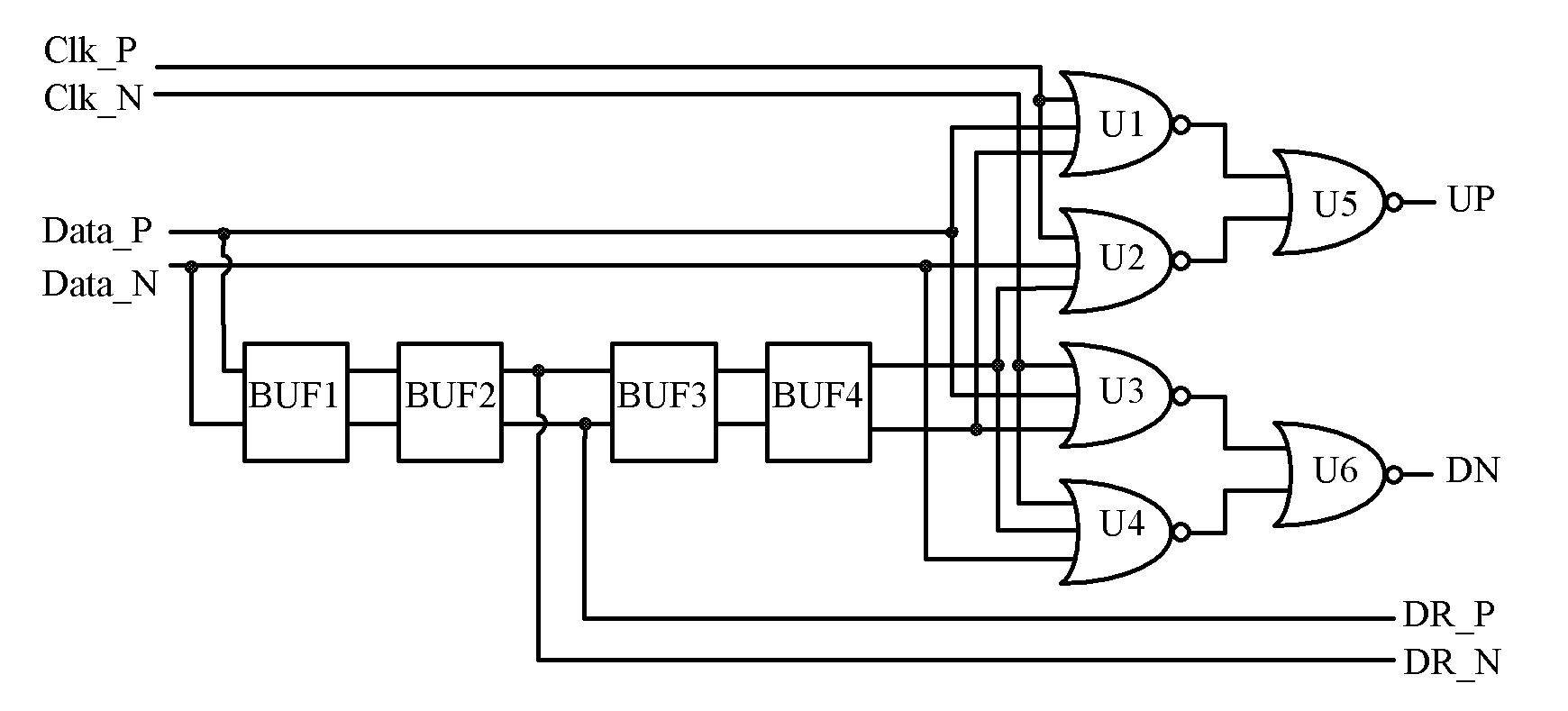 A Phase Detector Circuit Applied to Clock Data Recovery