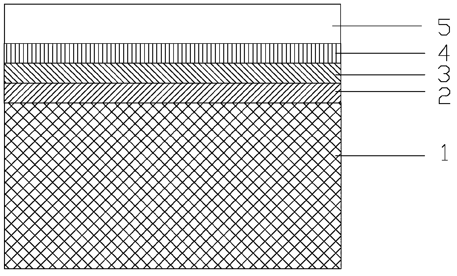 Fuel cell metal bipolar plate carbon chromium gradient coating and preparation method